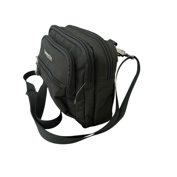 Baggallini Gray Convertible Triple Zip Crossbody - Picture 10 of 12